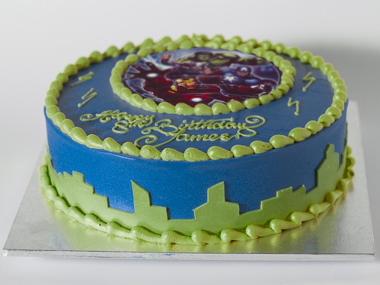 Avengers Novelty Cake