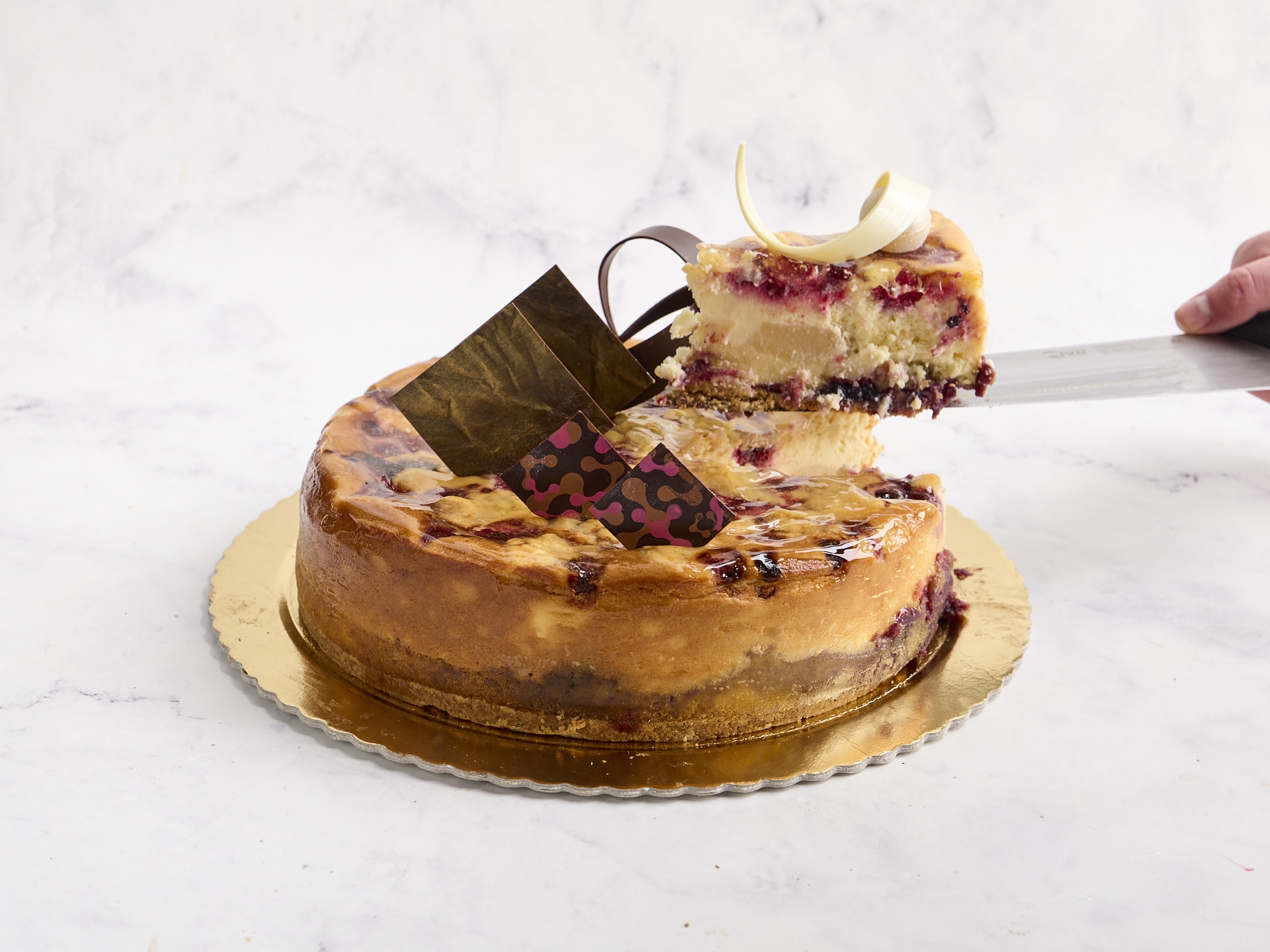 Pear & Cheese Crumble - Full Cake - Image 2