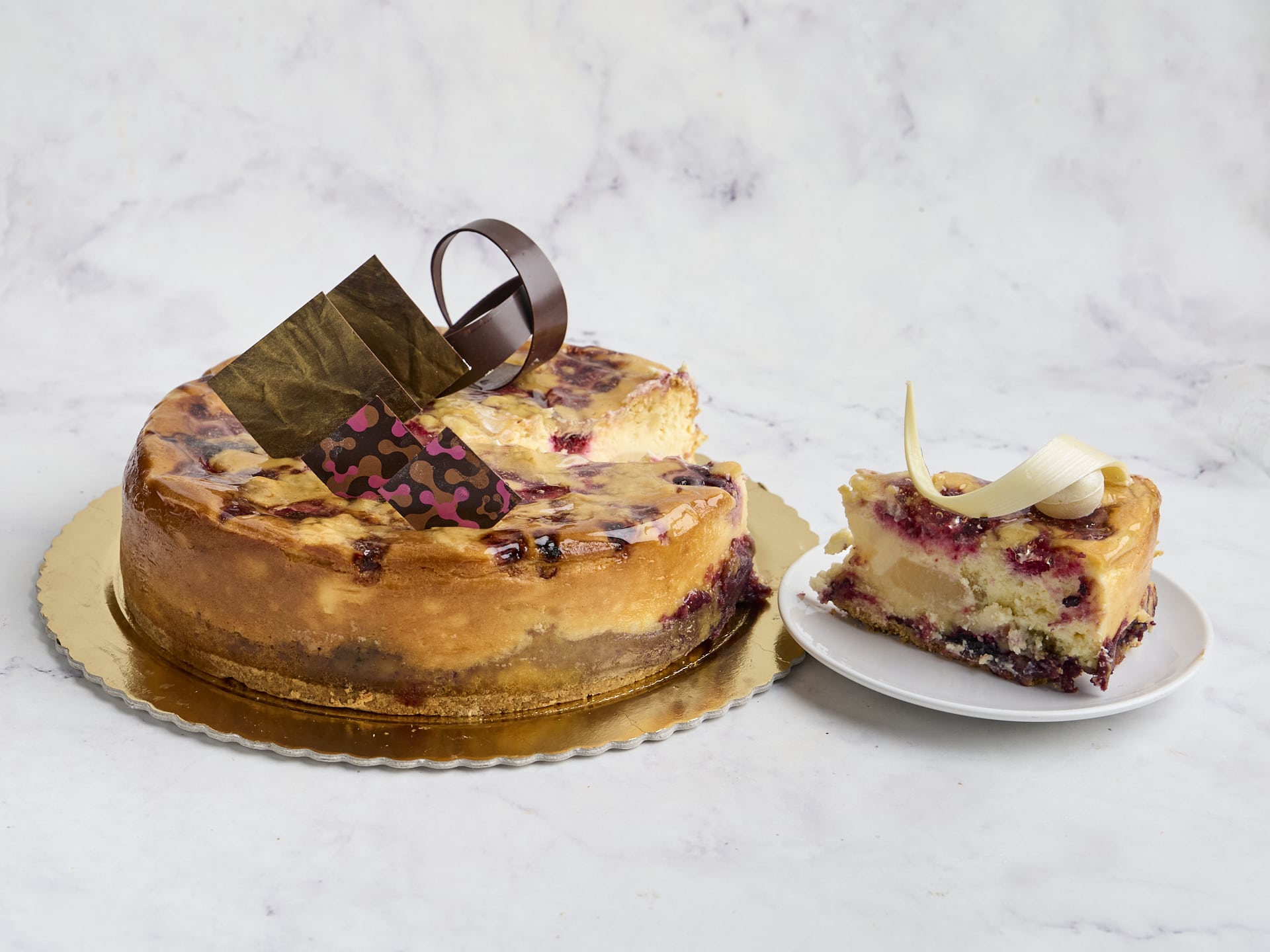 Pear & Cheese Crumble - Full Cake - Image 3