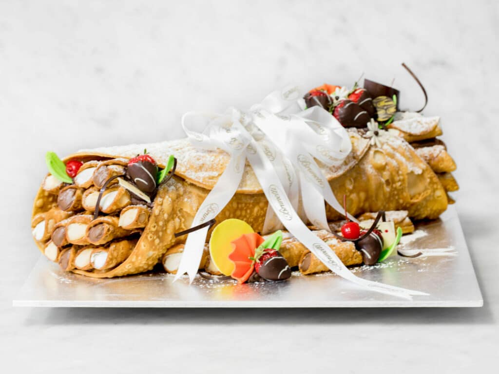 Giant Cannoli Cake