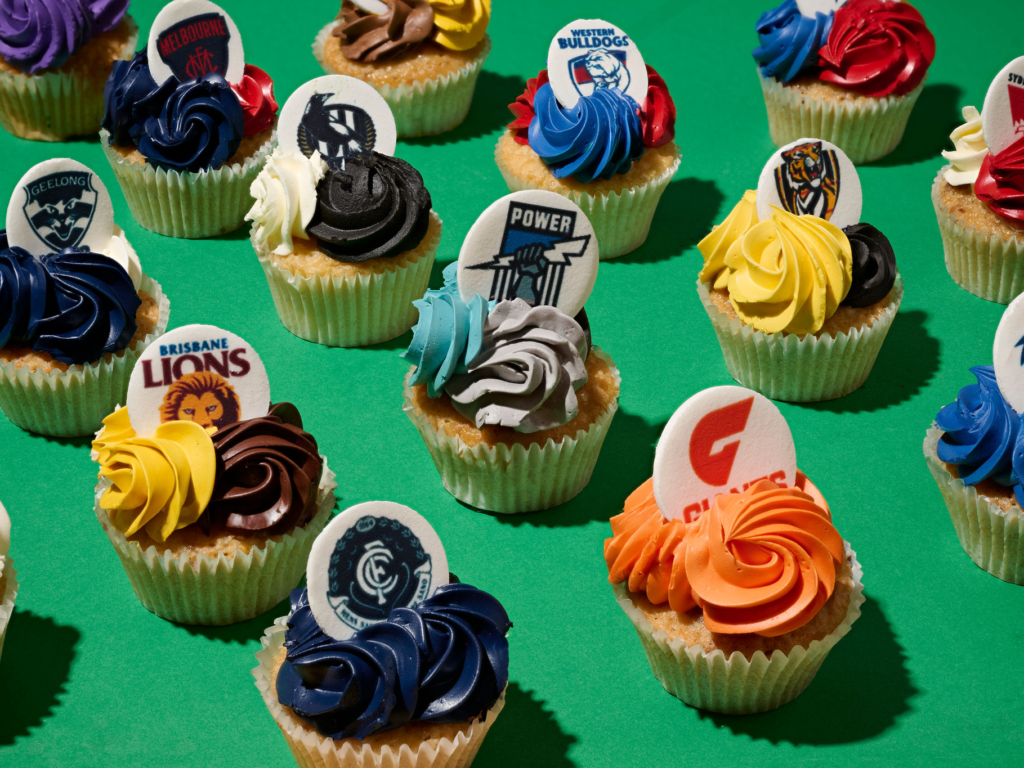AFL Team Cupcake